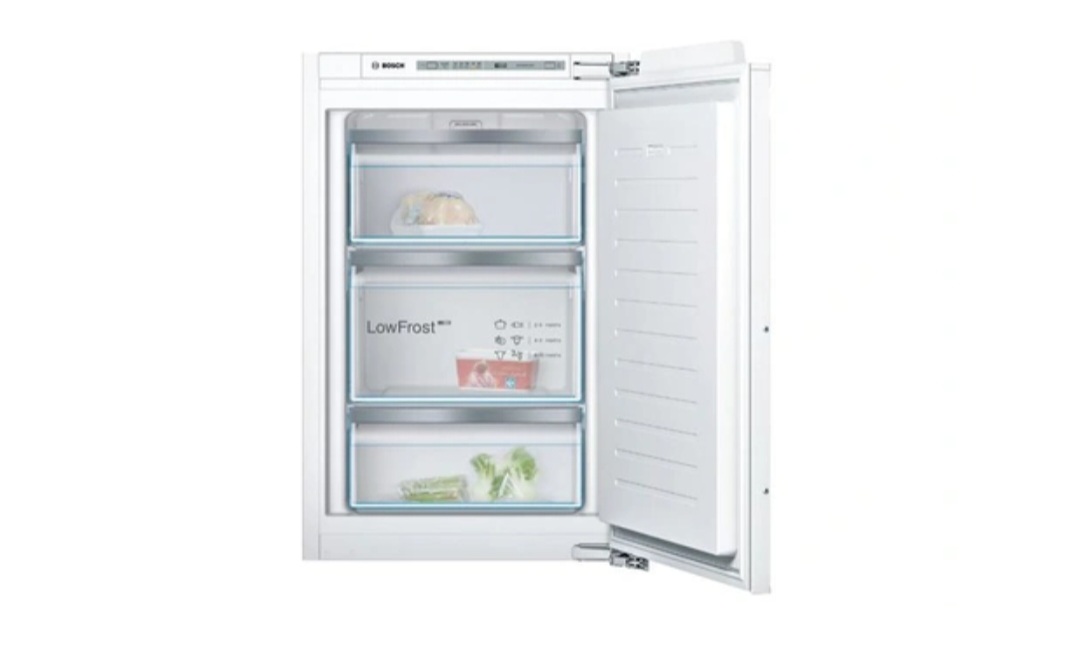 Bosch Congélateur armoire GIV21AFE0 - Congélateur - vertical - encastrable - niche - largeur : 56 cm - profondeur : 55 cm - hauteur : 88 cm - 96 litres - classe E