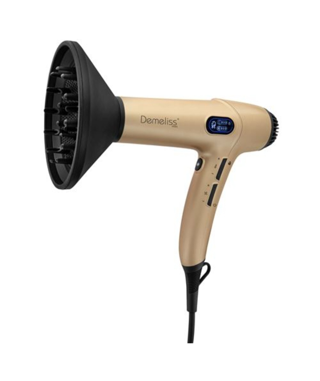Demeliss Sèche-cheveux Saint Algue PRO SERIES Rose et Noir